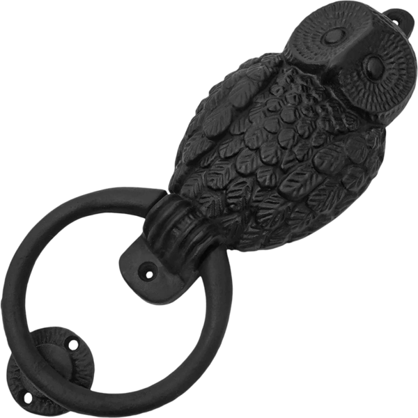 Rustic Cast Iron Owl Door Knocker