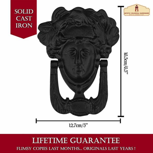 Cast Iron Athena Door Knocker