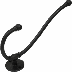Classic Victorian Cast Iron Wall Hook - Set of 2