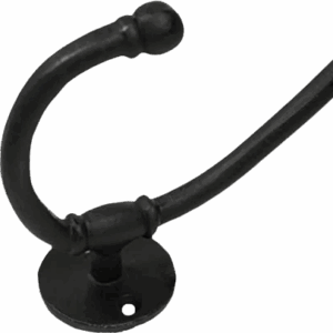 Classic Victorian Cast Iron Wall Hook - Set of 2