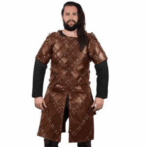 King of the North Leather Brigandine - Brown