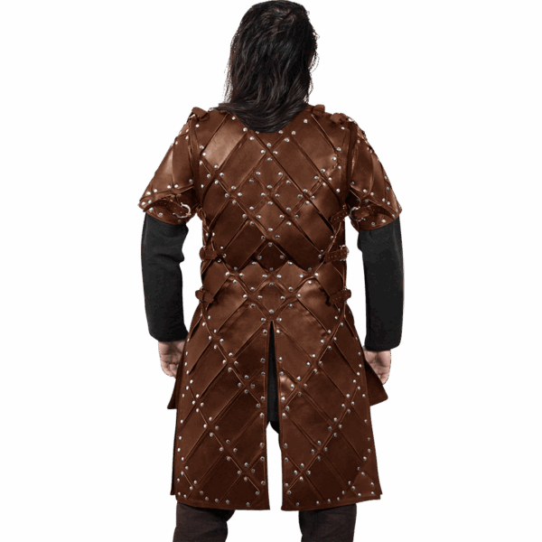 King of the North Leather Brigandine - Brown