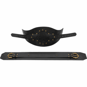 Celtic Warrior Wide Waist Belt - Black