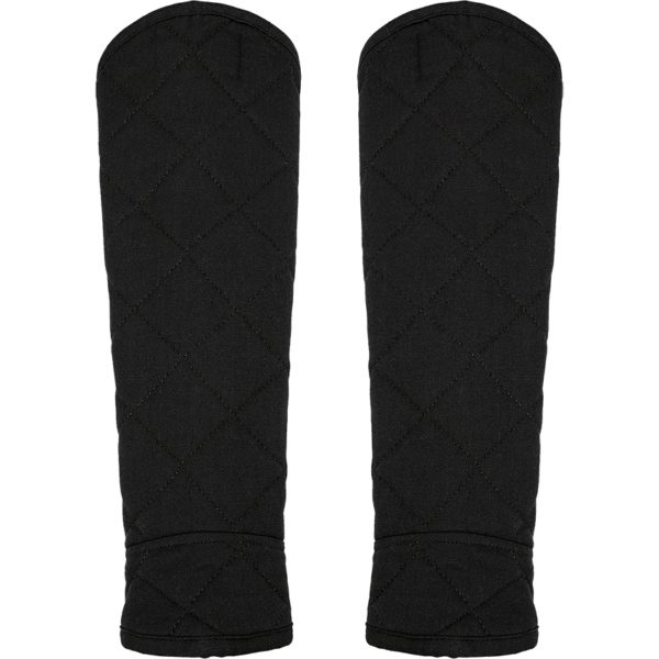 Medieval Padded Greaves - Black