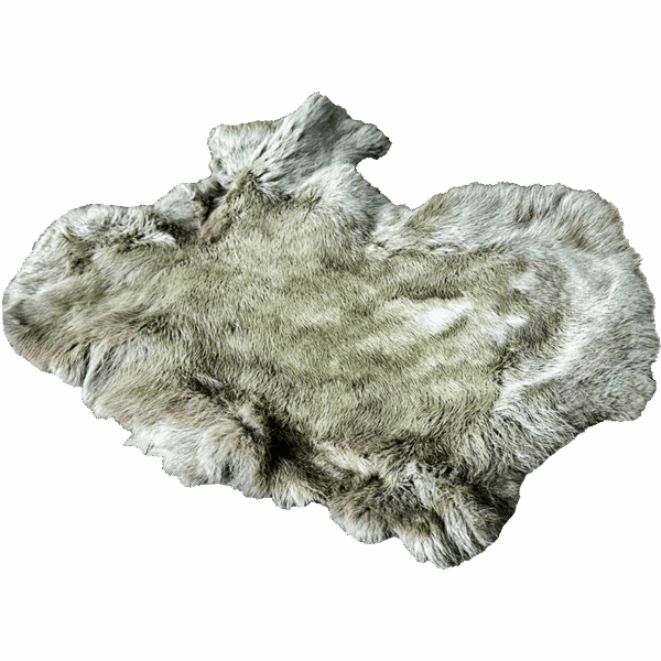 Tinted Rabbit Fur - Large