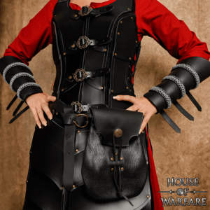 Adventurer's Medieval Belt Bag - Black