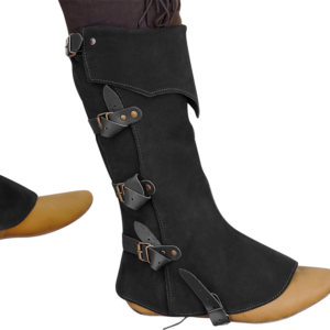 Ranger Leather Gaiters - Black