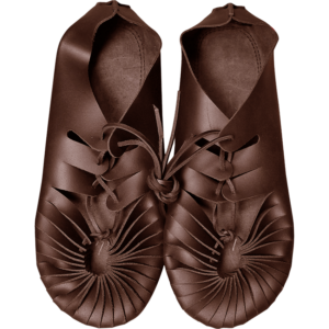 Cassius Leather Roman Sandals - Brown