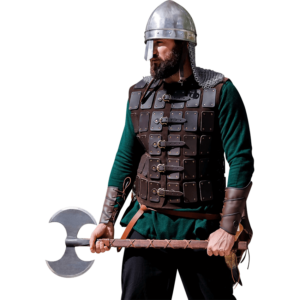Tyr Viking Leather Brigandine - Brown