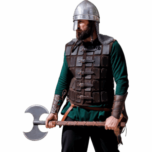 Tyr Viking Leather Brigandine - Brown