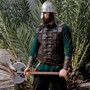 Tyr Viking Leather Brigandine - Brown