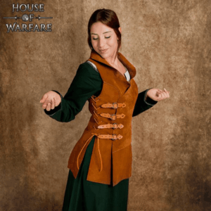 Adventuring Princess Suede Vest - Brown
