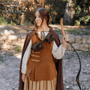 Adventuring Princess Suede Vest - Brown