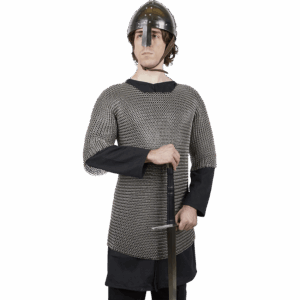 Half Sleeve Stainless Steel Butted Chainmail Hauberk