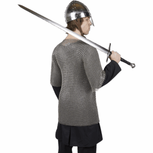 Half Sleeve Stainless Steel Butted Chainmail Hauberk