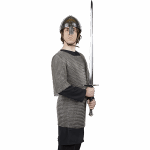 Half Sleeve Stainless Steel Butted Chainmail Hauberk