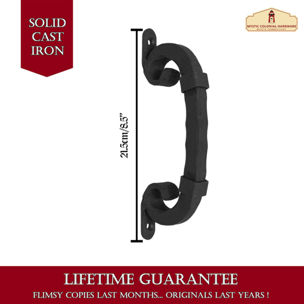 Averille Iron Medieval Door Handle