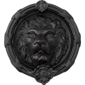 Lion Face Door Knocker