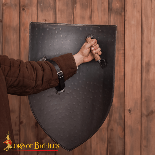 Natural Steel Medieval Heater Shield