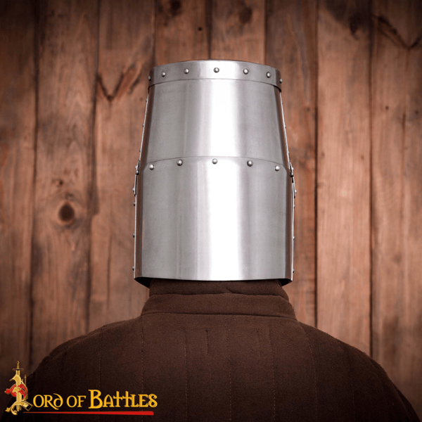 Medieval Knight Steel Great Helmet