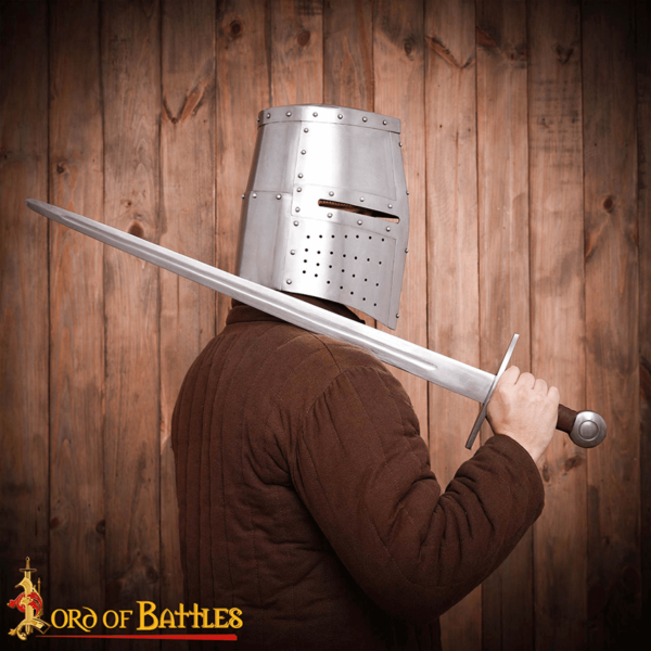 Medieval Knight Steel Great Helmet