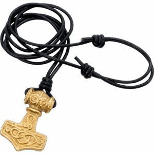 Brass Mjolnir Hammer Necklace