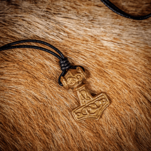 Brass Mjolnir Hammer Necklace
