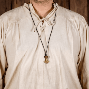 Brass Mjolnir Hammer Necklace