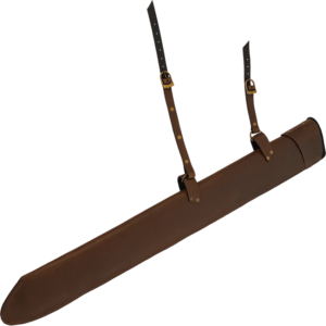Leather LARP Sword Scabbard - Brown