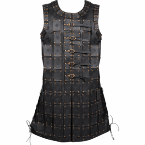 North Warrior Leather Scale Armour - Black