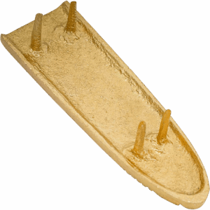 Medieval Knotwork Brass Belt Tip