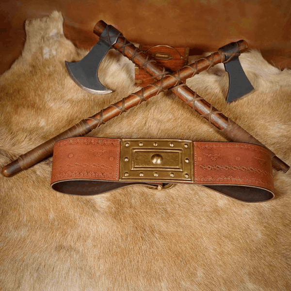 Fantasy Barbarian Leather Belt