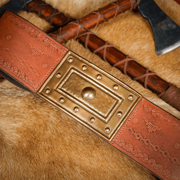 Fantasy Barbarian Leather Belt