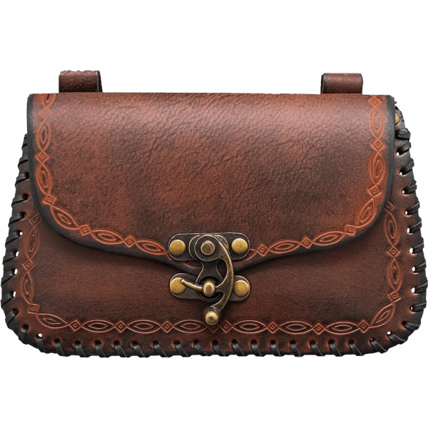 The Mythical Sorcerer Leather Belt Bag - Brown