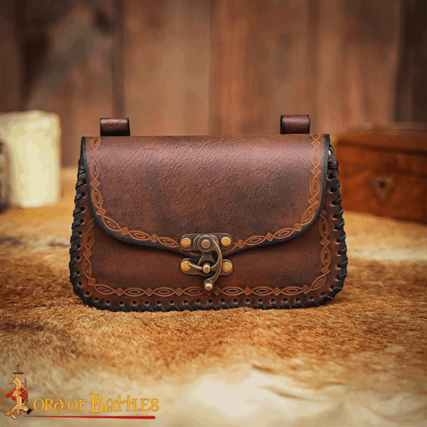 The Mythical Sorcerer Leather Belt Bag - Brown