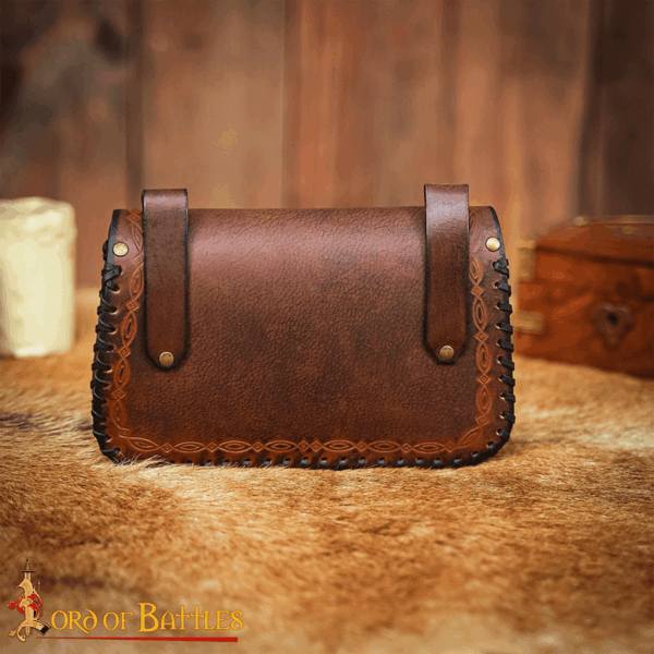 The Mythical Sorcerer Leather Belt Bag - Brown