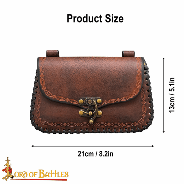 The Mythical Sorcerer Leather Belt Bag - Brown