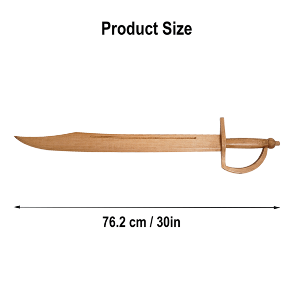 Wooden Pirate Cutlass Sword