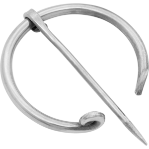 Steel Viking Penannular Cloak Pin
