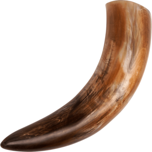 Natural Finish Viking Drinking Horn