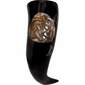 Celtic Knotwork Drinking Horn