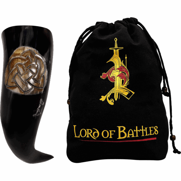 Celtic Knotwork Drinking Horn