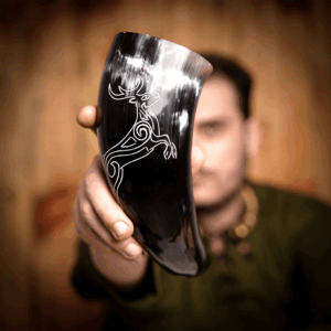 Roebuck Viking Drinking Horn