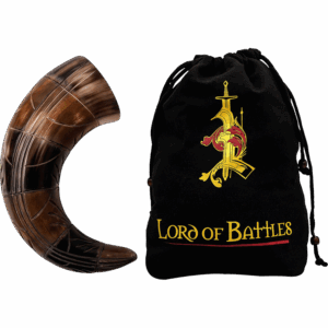 Engraved Viking Drinking Horn