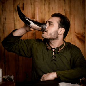 Sea Horse Drinking Horn