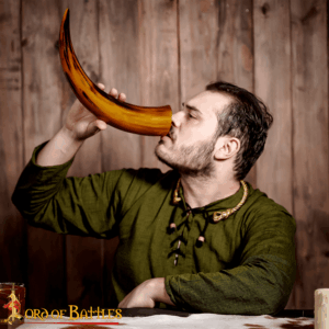 Tinted Medieval Ox Drinking Horn