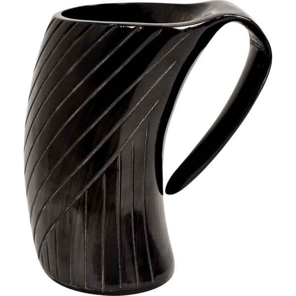 Spiral Viking Horn Tankard