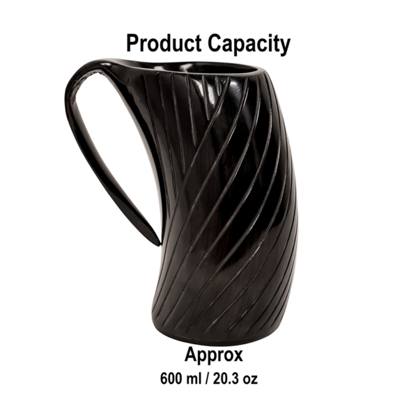 Spiral Viking Horn Tankard
