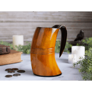 Medieval Viking Beer Horn Tankard