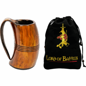 Medieval Viking Beer Horn Tankard